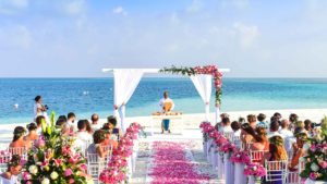 ceremony on the beach